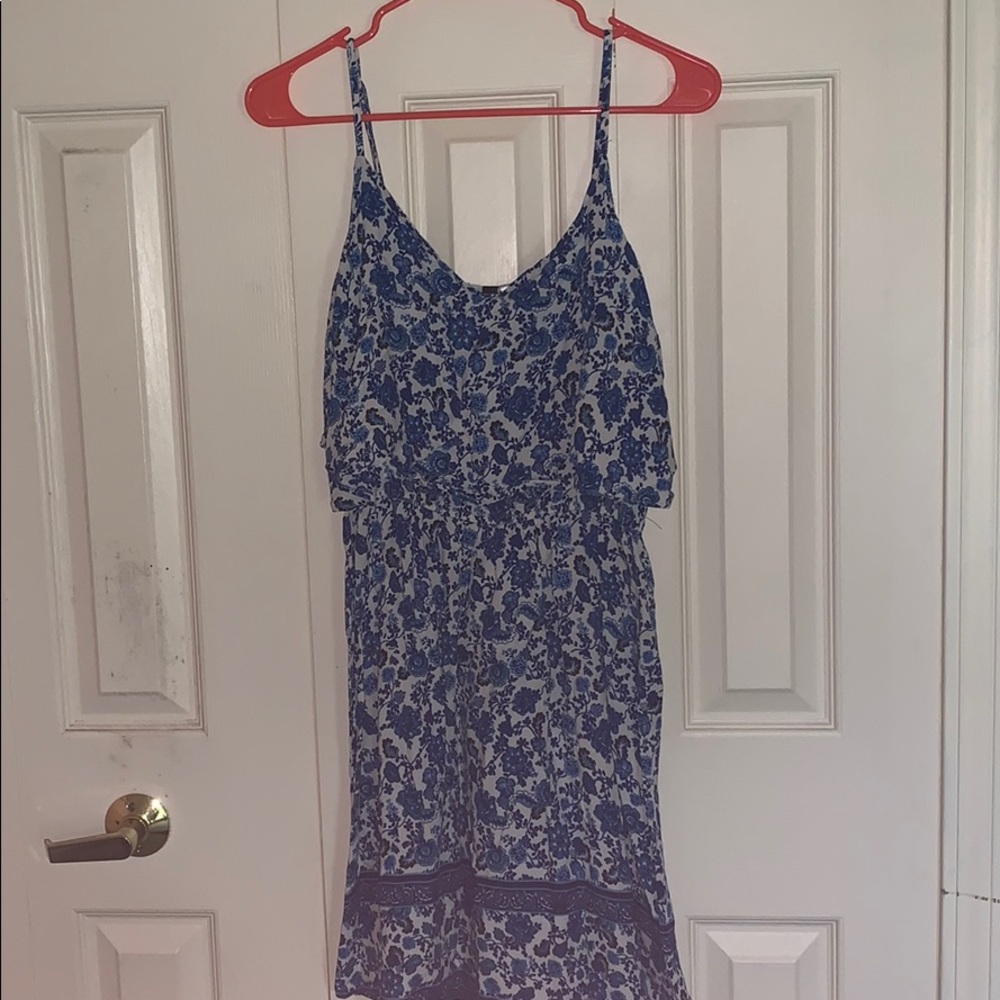 Blue floral dress from H&M - Size 14